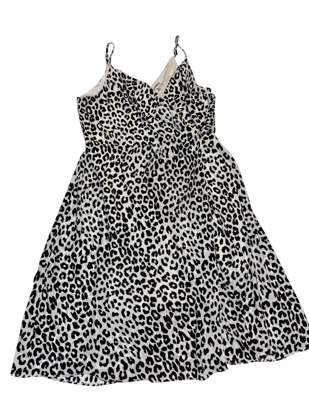 Express Leopard Animal Print Mob Wife Dress Sz L